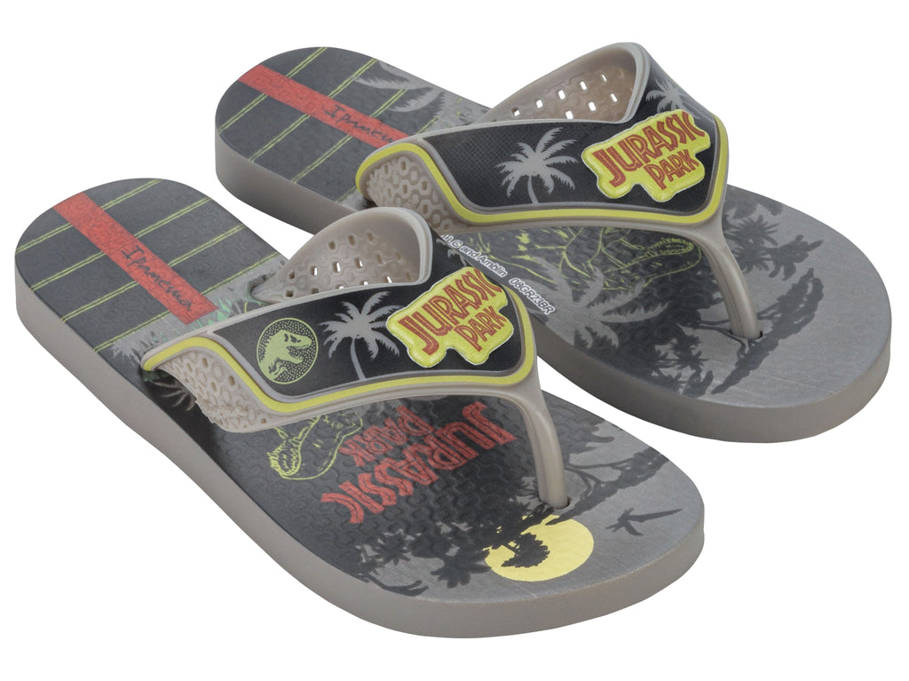 Sandalia Infantil Gris Jurassic Park Ipanema