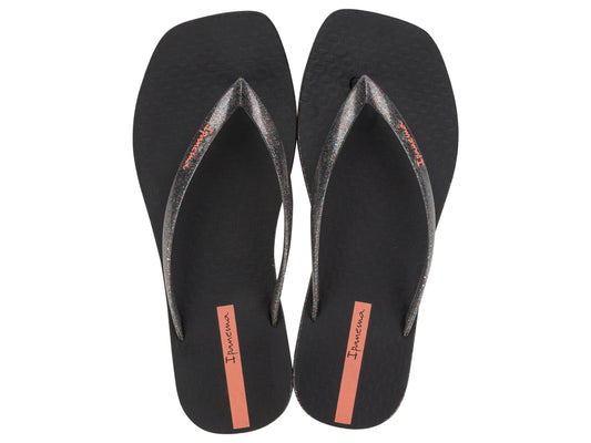 Sandalia Mujer Negro/Glitter Edge Maxi Ipanema