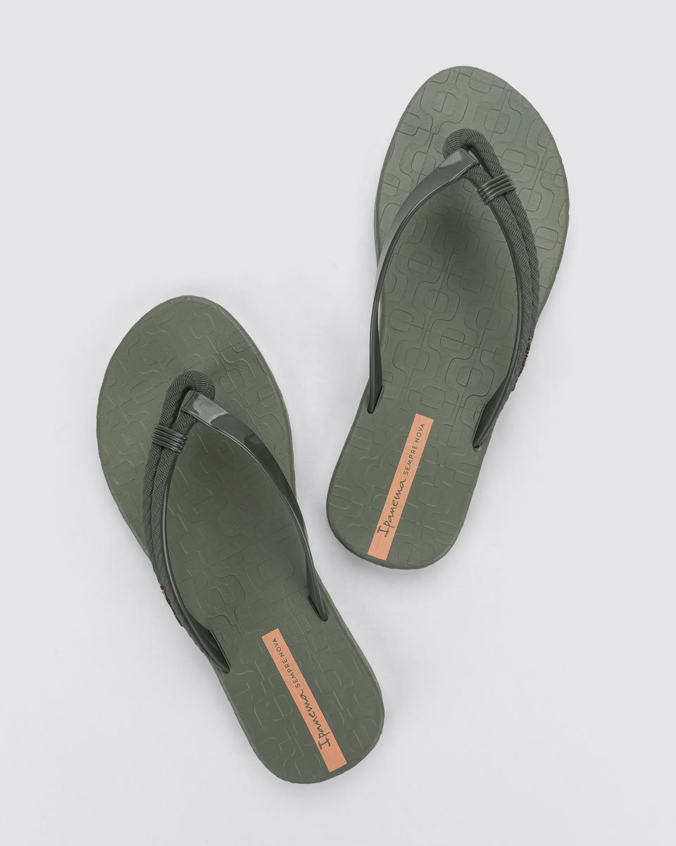 Sandalia Mujer Verde Diversa Ipanema