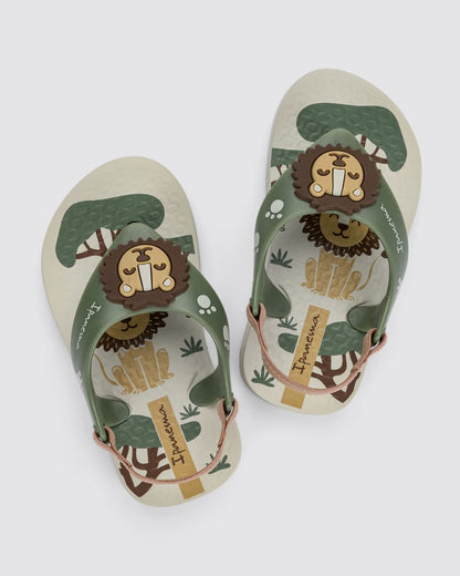 Sandalia Bebé Verde/Beige Sport Ipanema