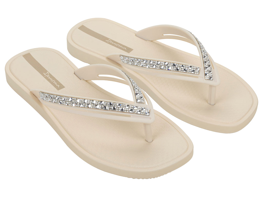 Sandalia Mujer Beige Cristal Ipanema