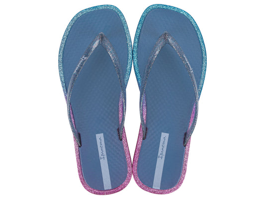 Sandalia Mujer Azul/Glitter Edge Solar Glow Ipanema