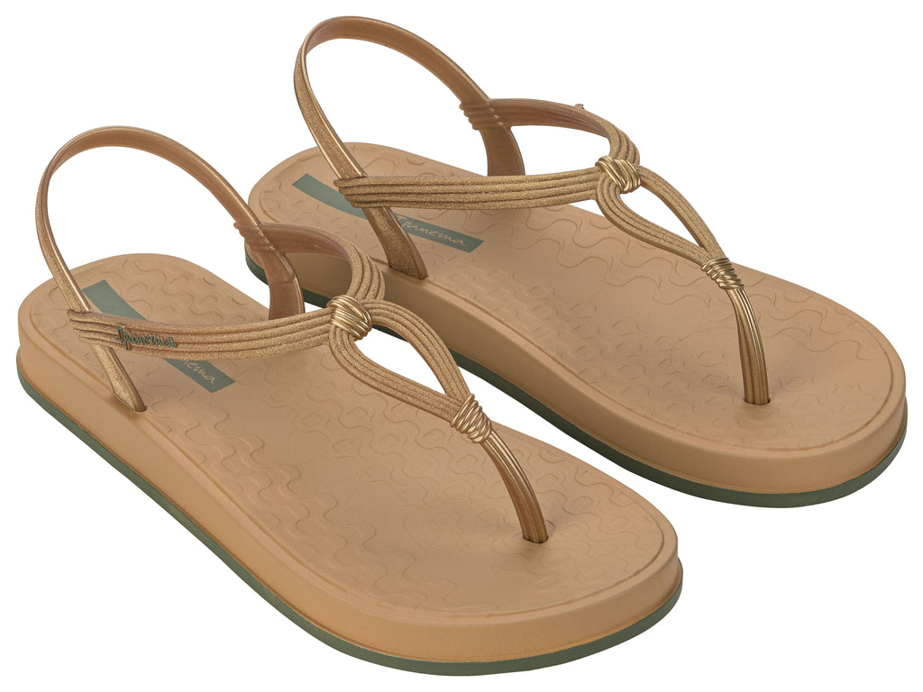 Sandalia Mujer Beige Drip Ipanema