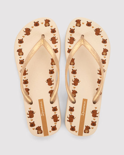 Sandalia Mujer Beige Day Ipanema