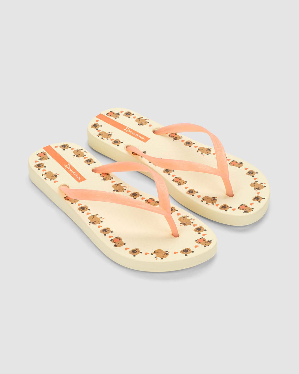 Sandalia Mujer Beige/Rosa Day Ipanema