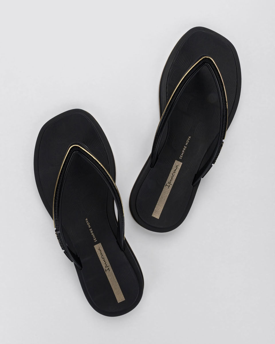 Sandalia Mujer Negro Glow On Ipanema