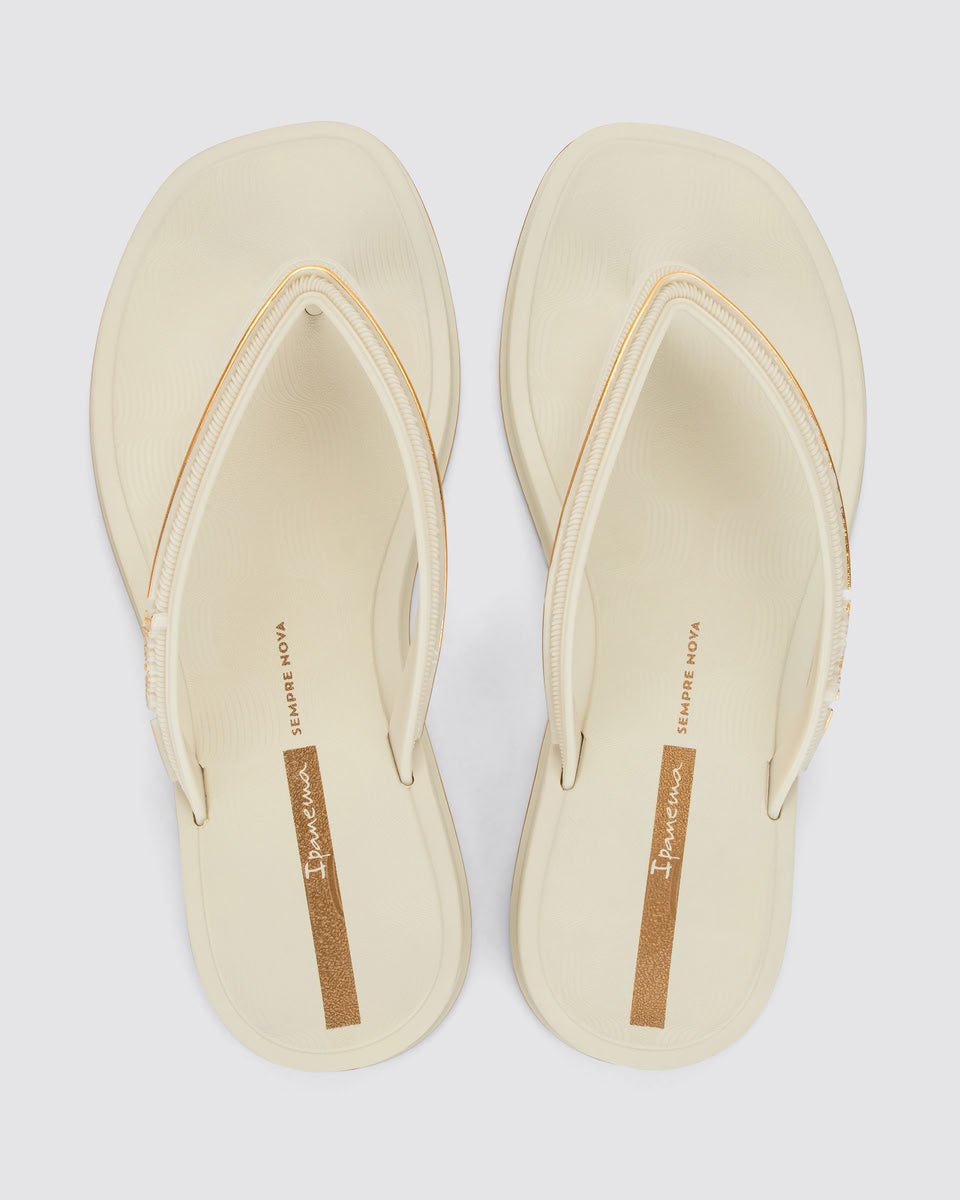 Sandalia Mujer Hueso Glow On Ipanema