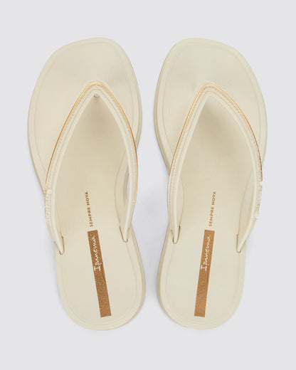Sandalia Mujer Hueso Glow On Ipanema