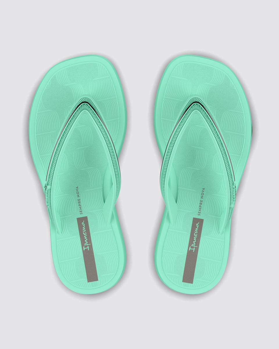 Sandalia Mujer Verde Agua Glow On Ipanema