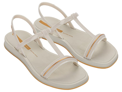 Sandalia Mujer Hueso Glow Sand Ipanema