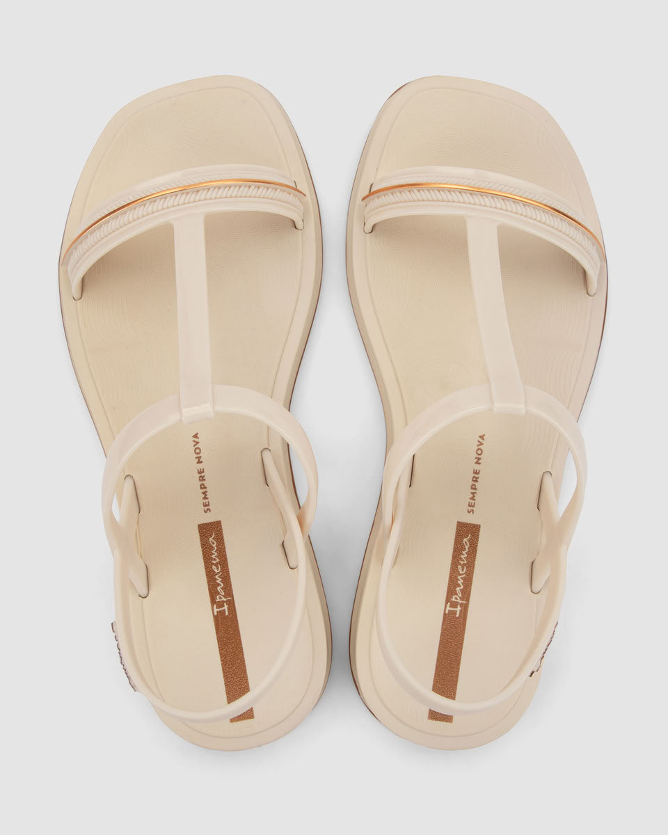 Sandalia Mujer Hueso Glow Sand 152 Ipanema