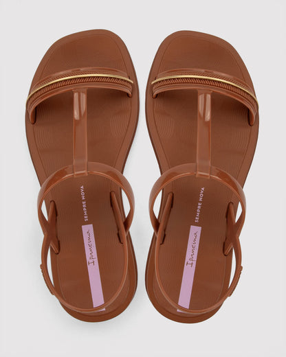 Sandalia Mujer Marrón Glow Sand 152 Ipanema