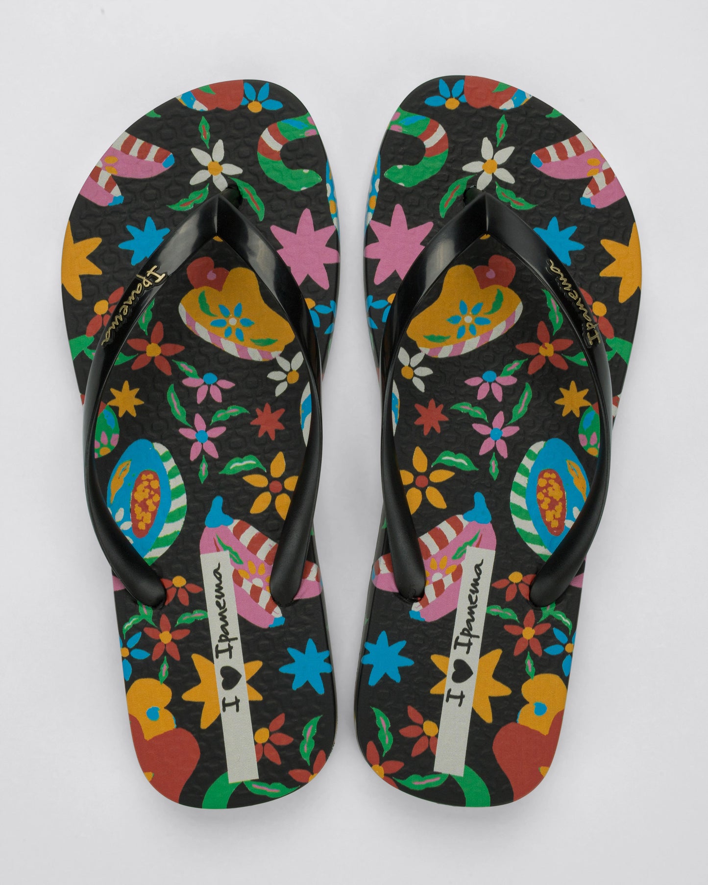 Sandalia Mujer Negro/Multicolor Xodo Ipanema