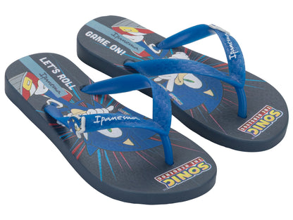 Sandalia Infantil Azul Sonic Lets Ipanema