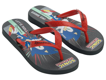 Sandalia Infantil negro/Rojo Sonic Lets Ipanema