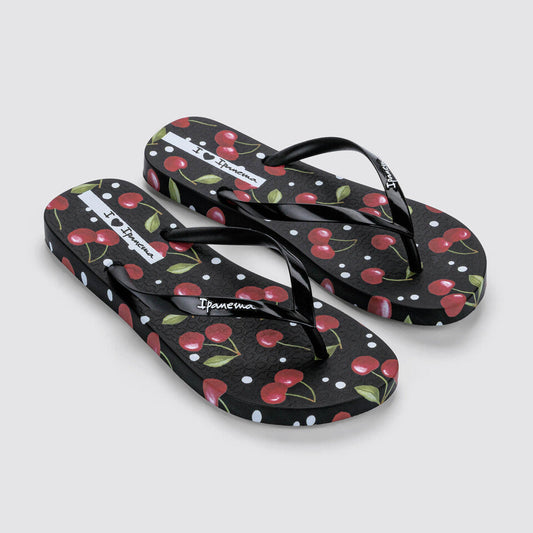 Sandalia Mujer Negro/RojoTrendy Print Ipanema