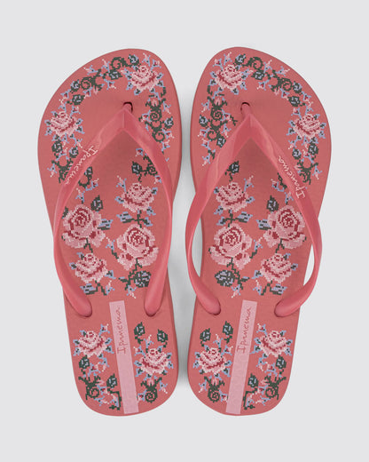 Sandalia Mujer Rosa Flora Ipanema