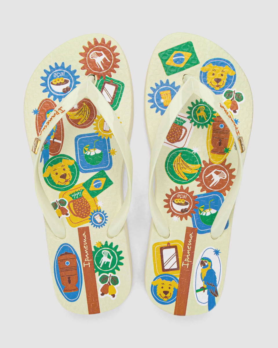 Sandalia Mujer Beige Vibra Ipanema