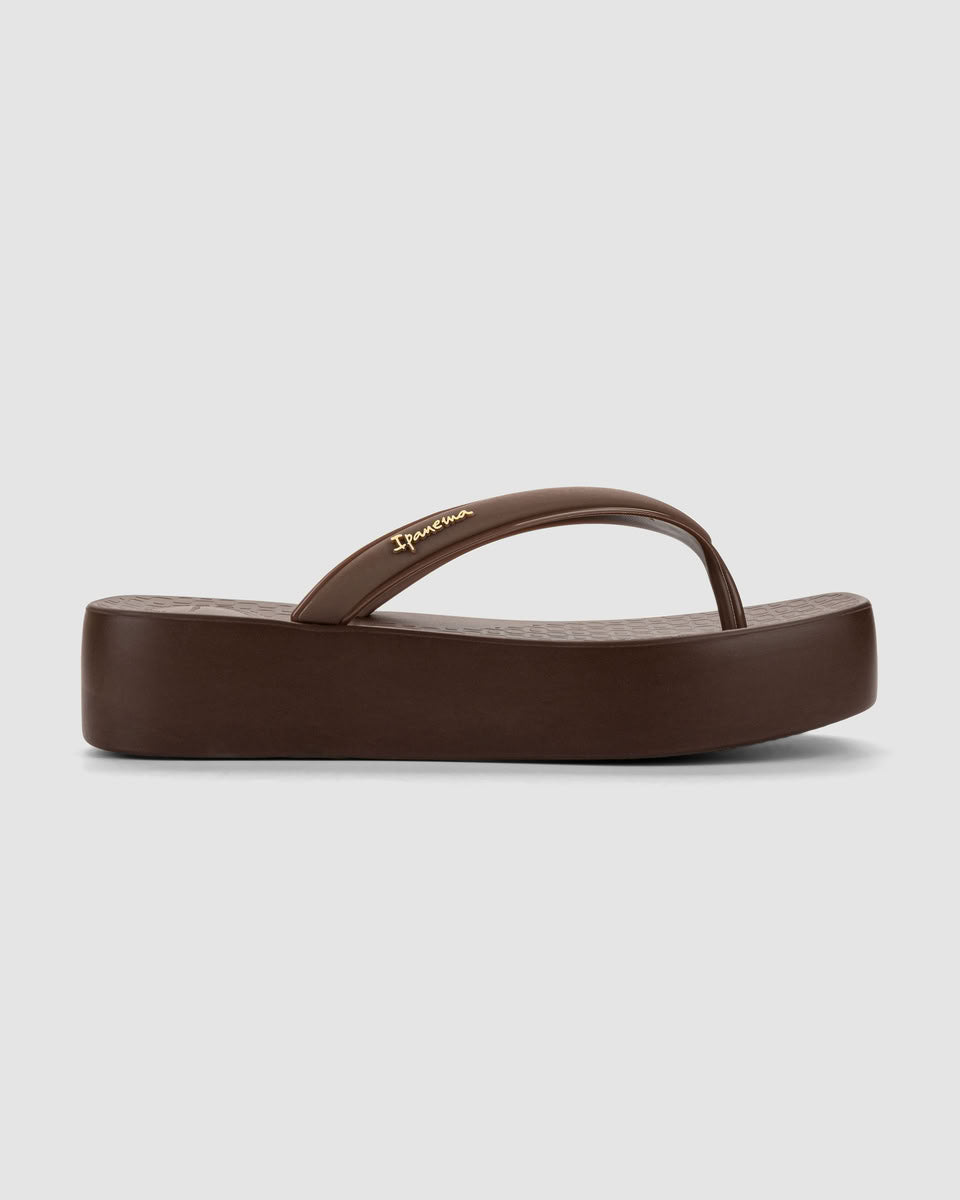 Sandalia Mujer Chocolate Pluma Up Ipanema
