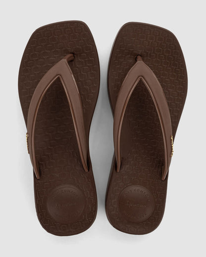 Sandalia Mujer Chocolate Pluma Up Ipanema