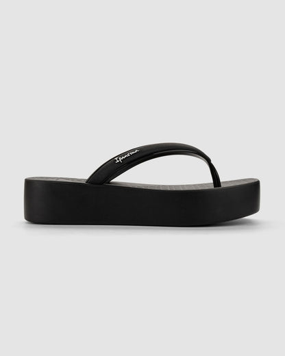 Sandalia Mujer Negro Pluma Up Ipanema