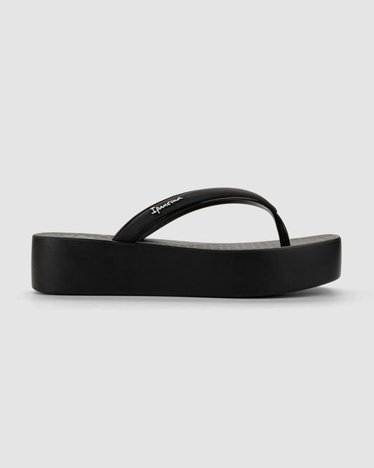 Sandalia Mujer Negro Pluma Up Ipanema