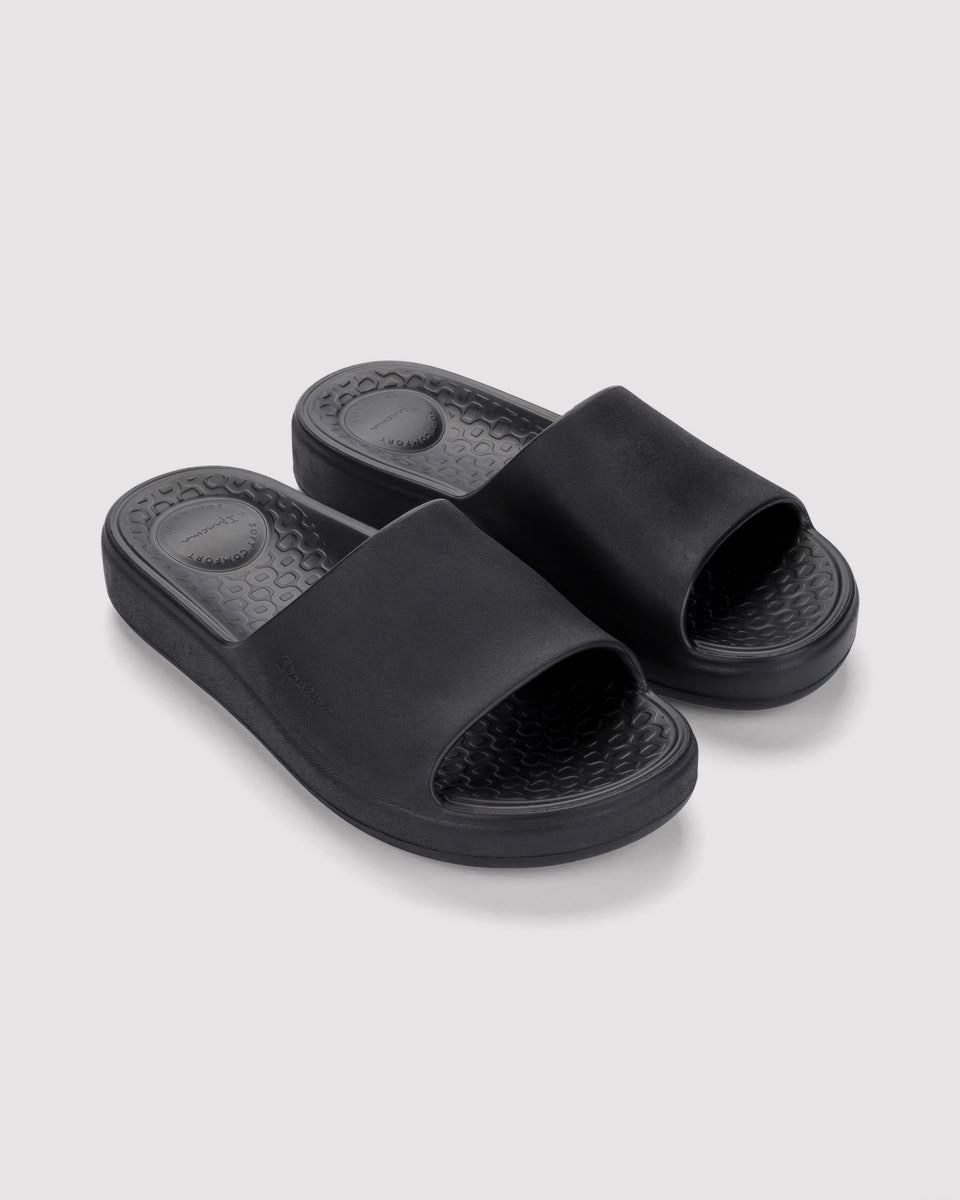 Sandalia Mujer Negro Plus Slide Ipanema