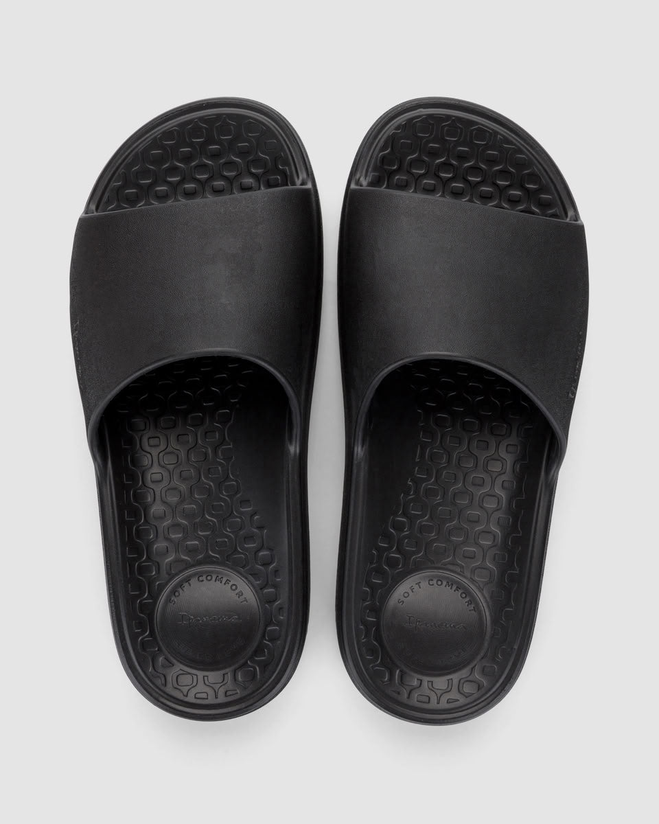 Sandalia Mujer Negro Plus Slide Ipanema