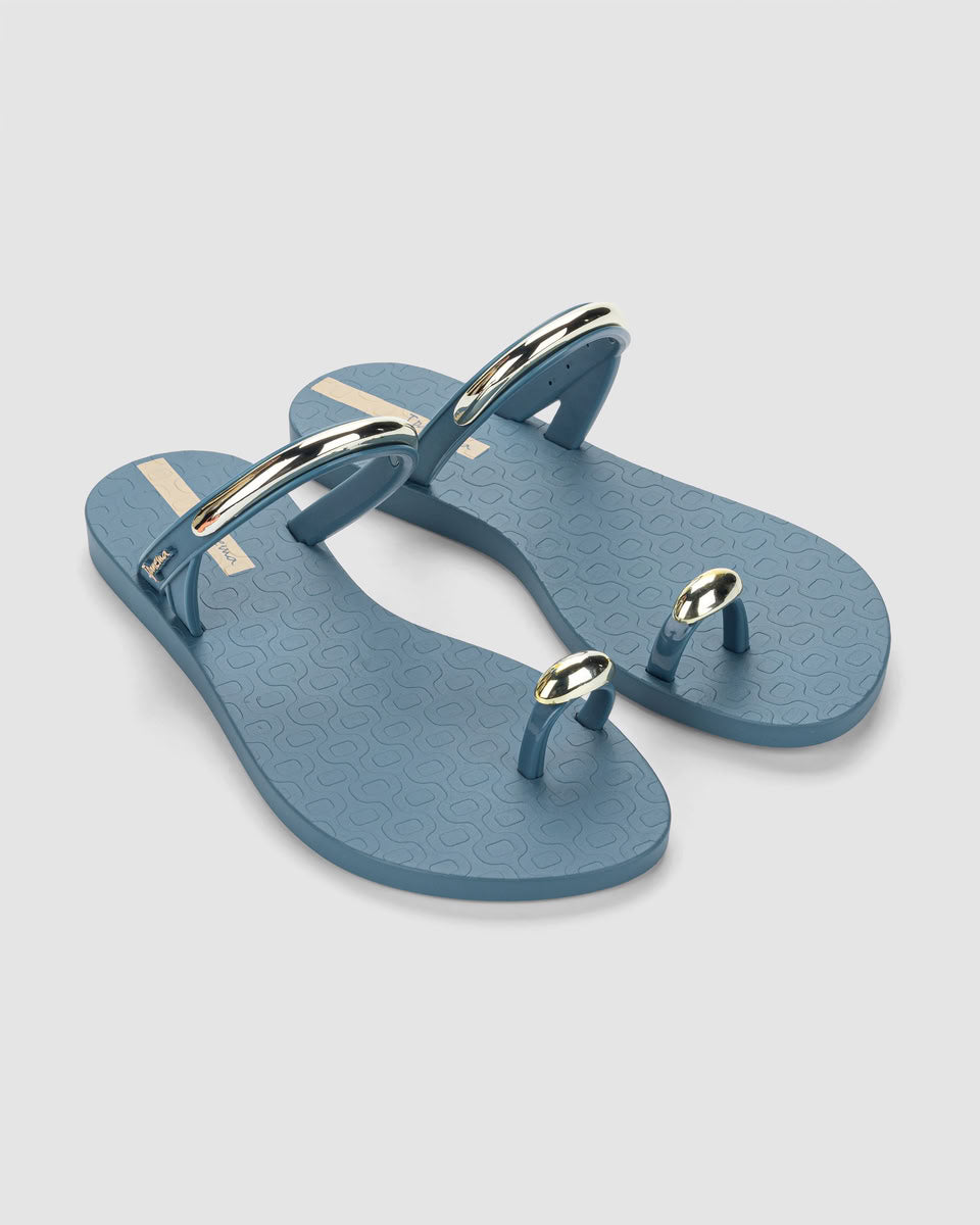 Sandalia Mujer Azul Claro Ring Lux Ipanema