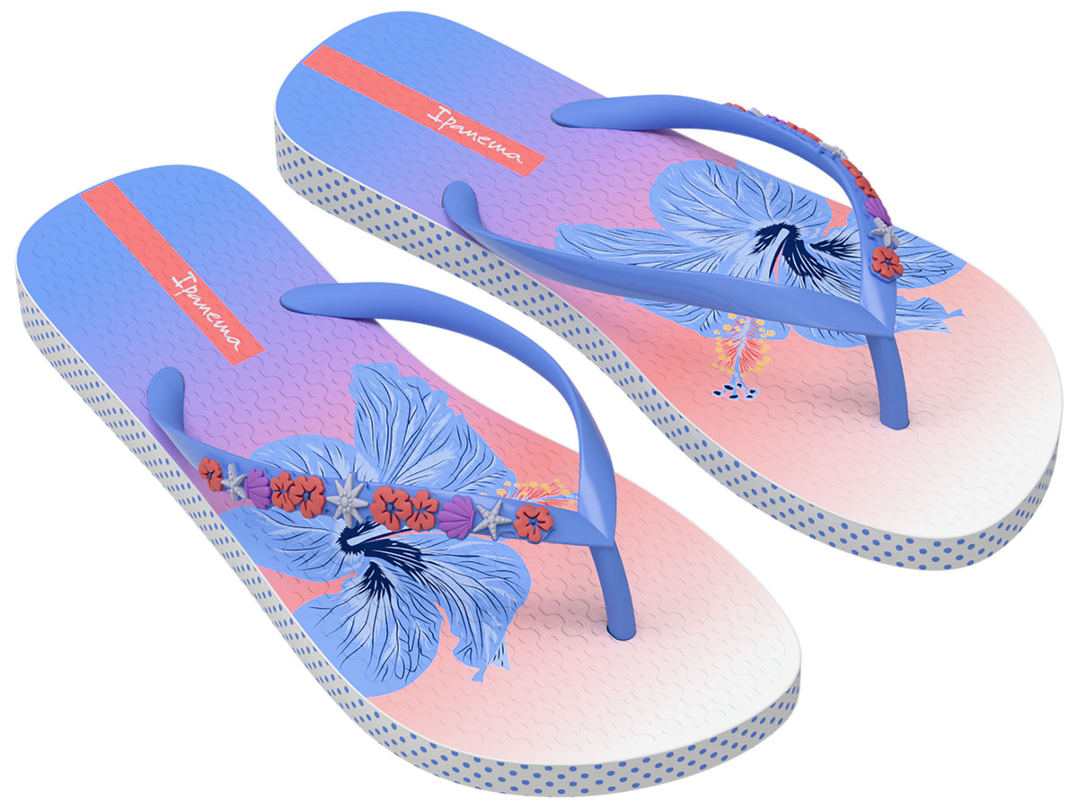 Sandalia Mujer Blanco/Azul Tropic VIbe Ipanema