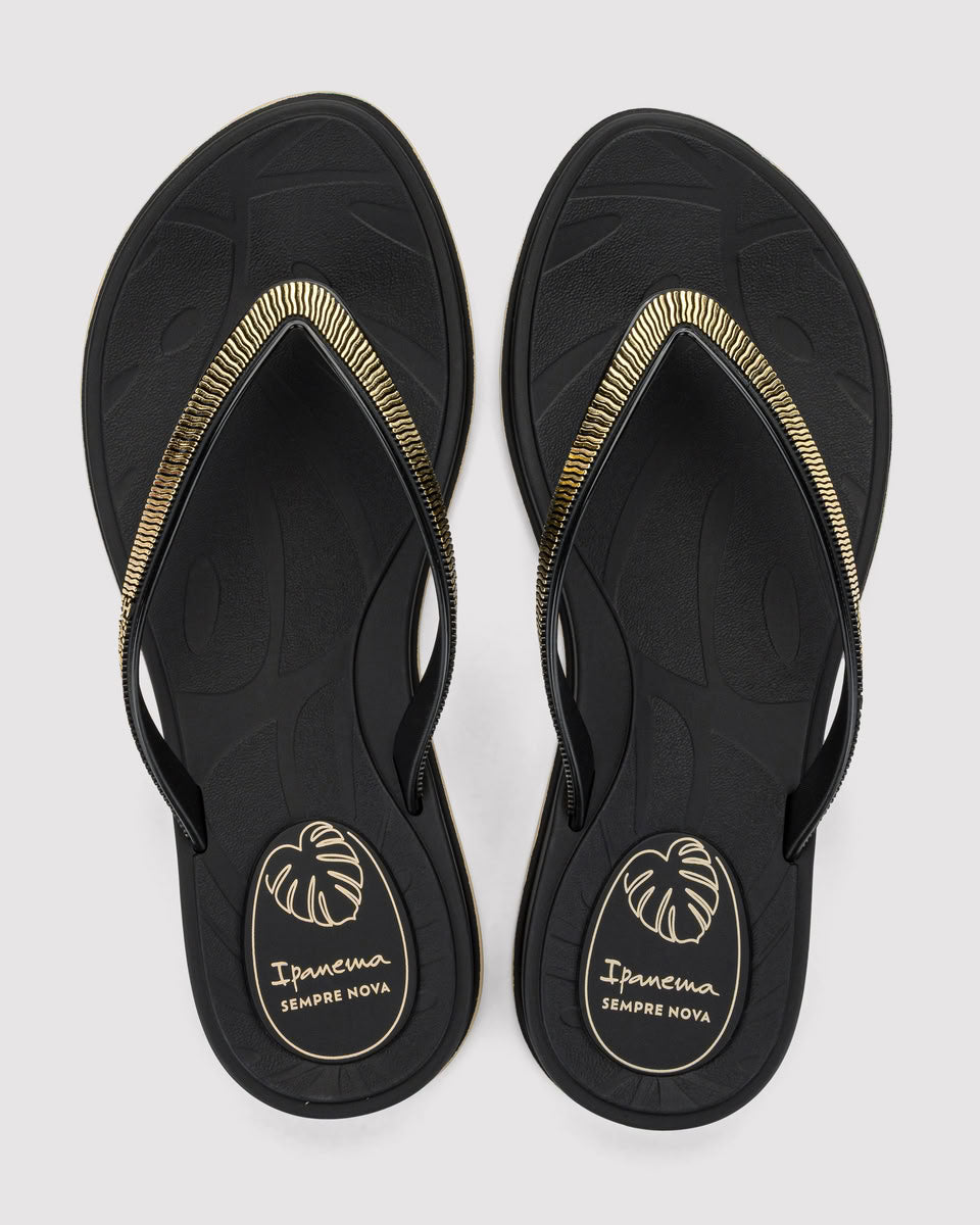 Sandalia Mujer Negro Shine 2 Ipanema