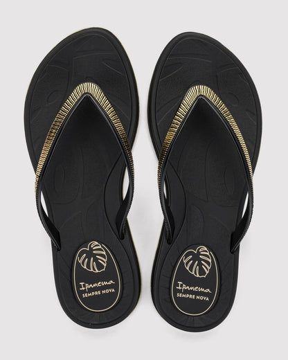 Sandalia Mujer Negro Shine 2 Ipanema