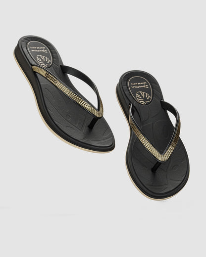 Sandalia Mujer Negro Shine 2 Ipanema