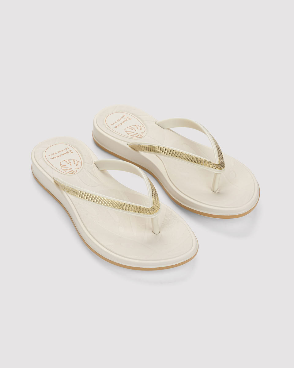 Sandalia Mujer Crema Shine 2 Ipanema
