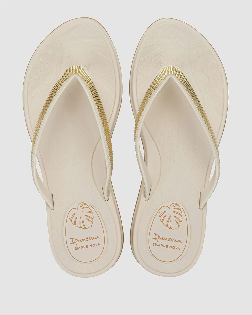 Sandalia Mujer Crema Shine 2 Ipanema