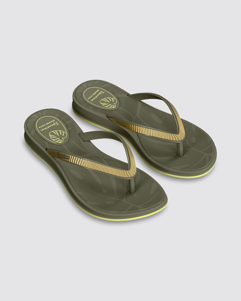 Sandalia Mujer Verde Shine 2 Ipanema