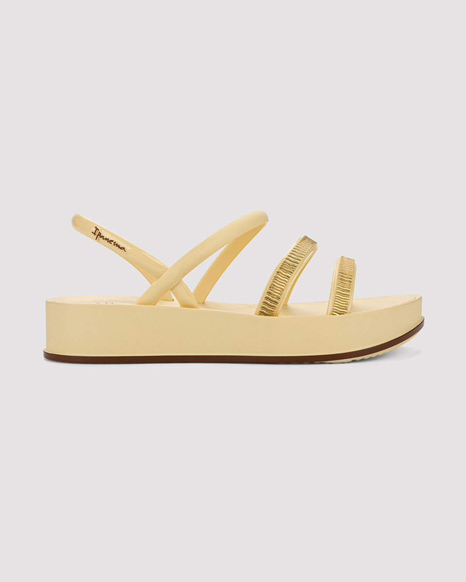 Sandalia Mujer Manteca Shine Up 2 Ipanema