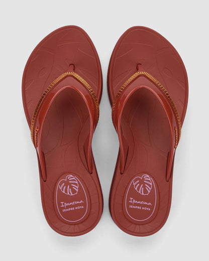 Sandalia Mujer Terracota Shine Up Ipanema