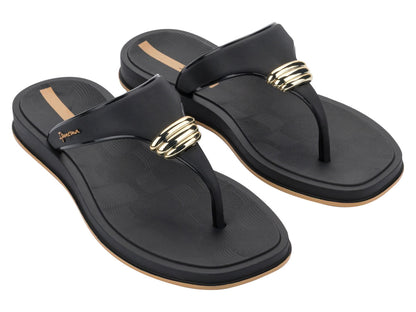 Sandalia Mujer Negro Trend Metal Ipanema