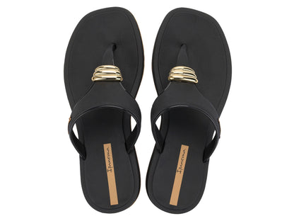 Sandalia Mujer Negro Trend Metal Ipanema