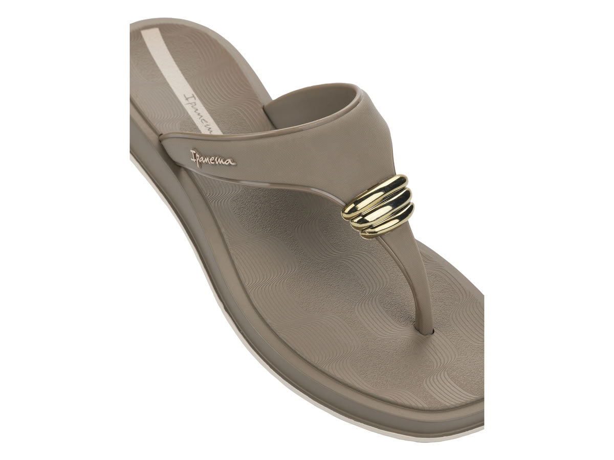 Sandalia Mujer Café Trend Metal Ipanema