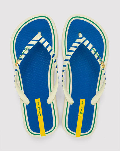 Sandalia Mujer Beige/Azul Core Ipanema