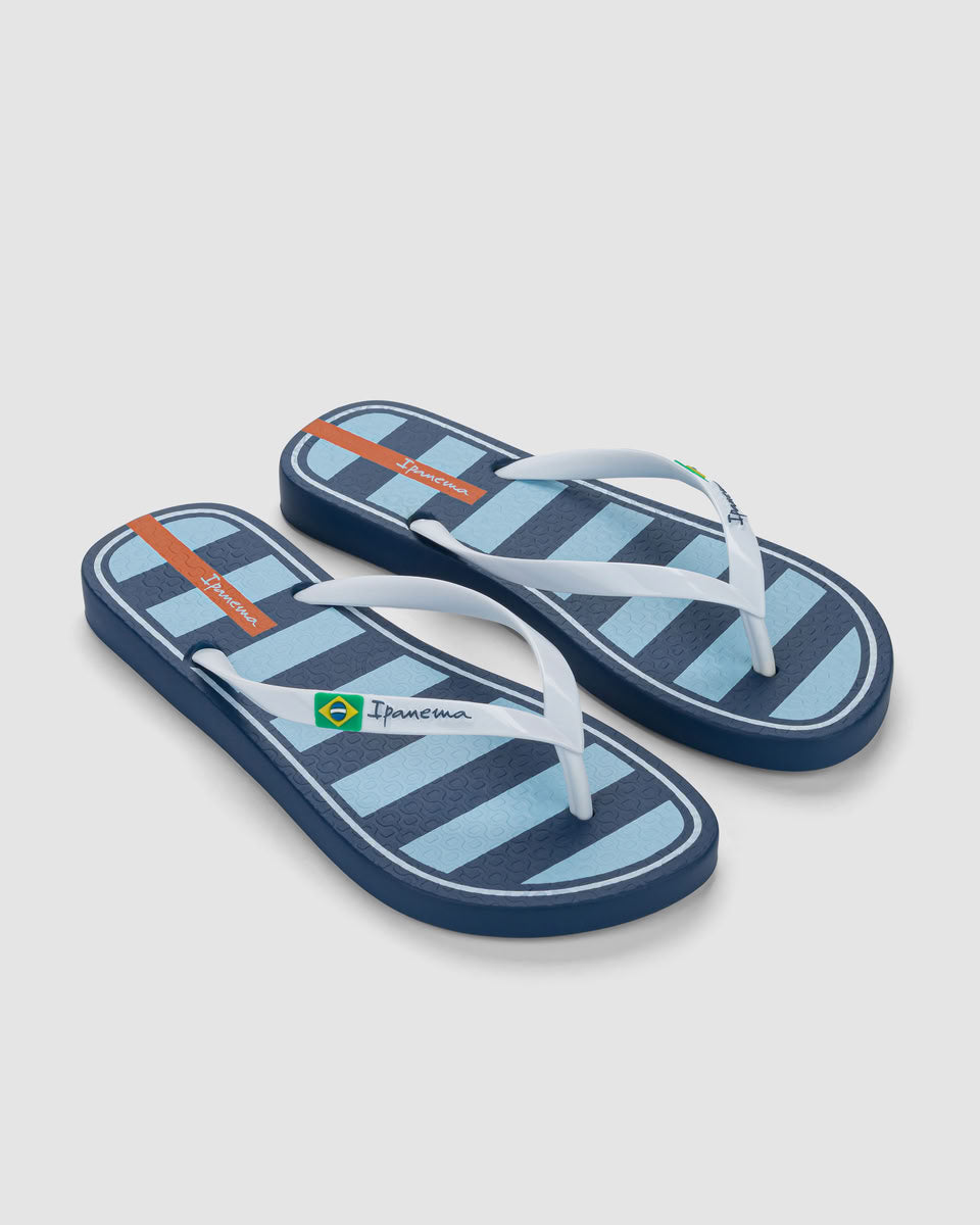 Sandalia Mujer Azul/Blanco Core Ipanema