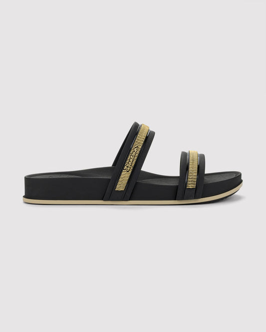 Sandalia Mujer Negro Shine Trendy Ipanema