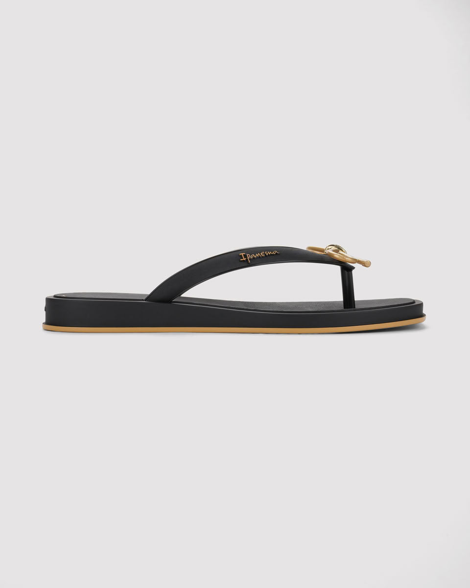 Sandalia Mujer Negro Romance Ipanema