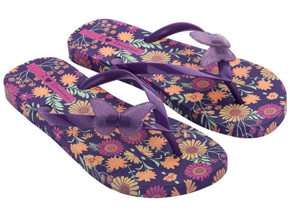 Sandalia Mujer Morado  Belle Floral 115 Ipanema