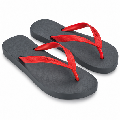 Sandalia Hombre Gris/Rojo Clasica Ipanema
