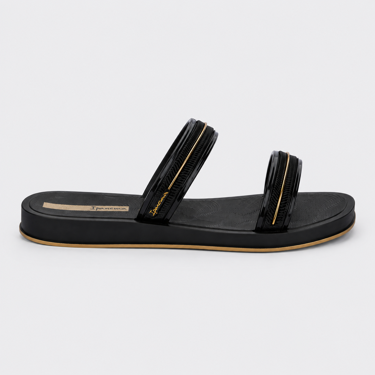 Sandalia Mujer Negro Glow Slide 520 Ipanema