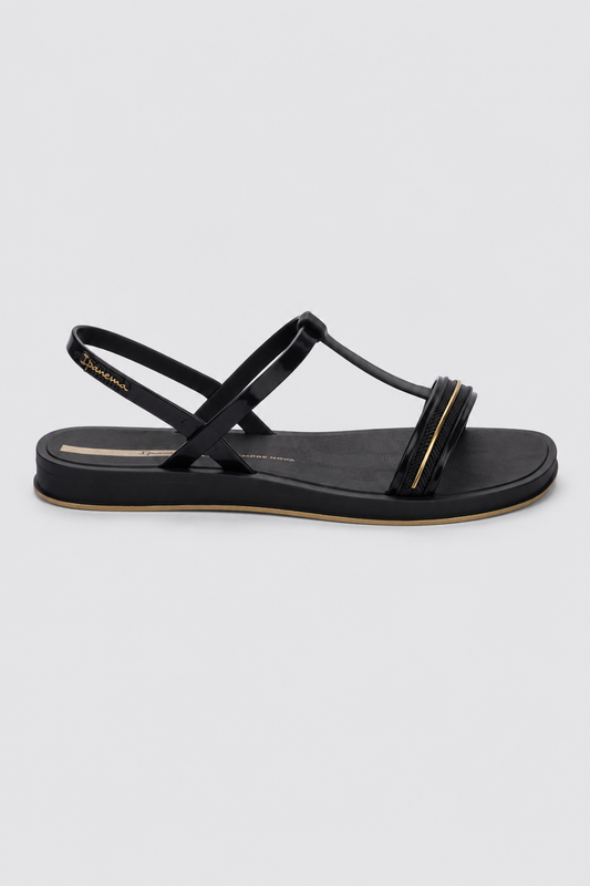 Sandalia Mujer Negro Glow Sand 152 Ipanema