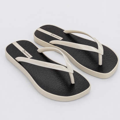 Sandalia Mujer Beige/Negro Edge Joy Ipanema